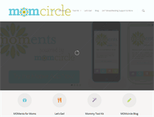Tablet Screenshot of momcircle.com